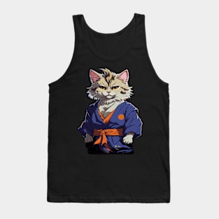 cat martial arts Tank Top